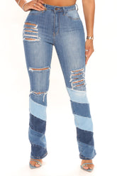 Girl's Night Out Bootcut Jeans - Medium Wash Ins Street